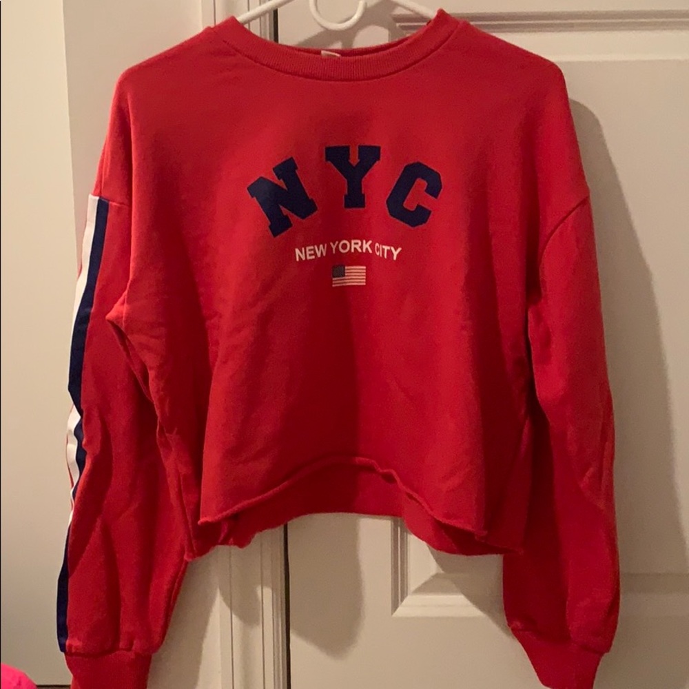 Forever 21 cropped sweater shirt